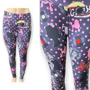 Leggings 1980’s Grease Print Rydel High Travolta T Birds, One Size Fits Many NEW